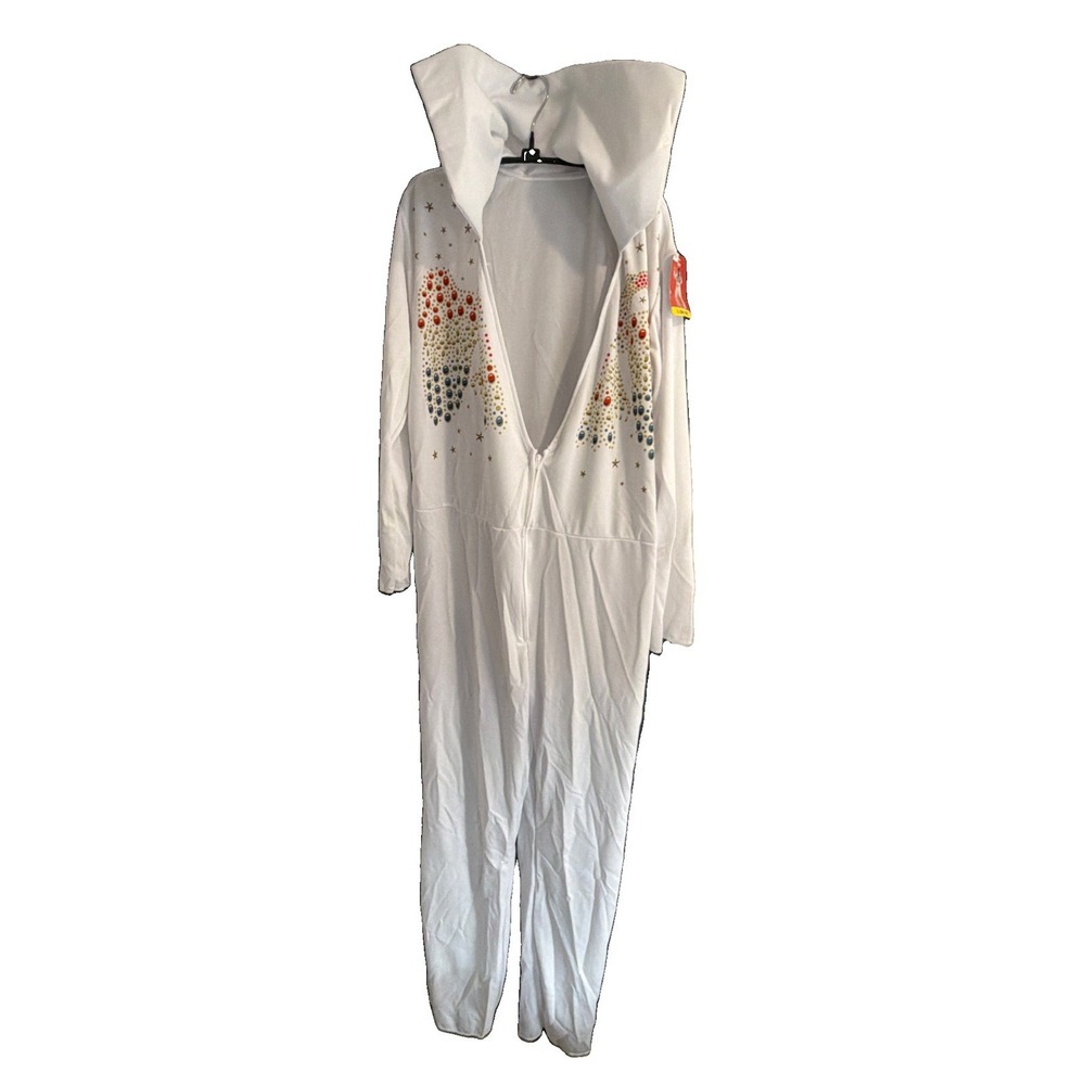 NWT Rubies Elvis Presley Aloha Jumpsuit Mens L 36-38 Licensed Costume Incomplete